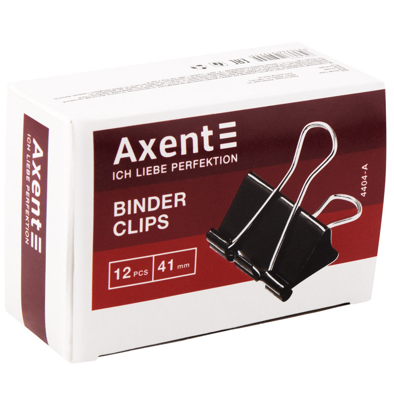 Біндер Axent 4404-A, 41 мм, чорний