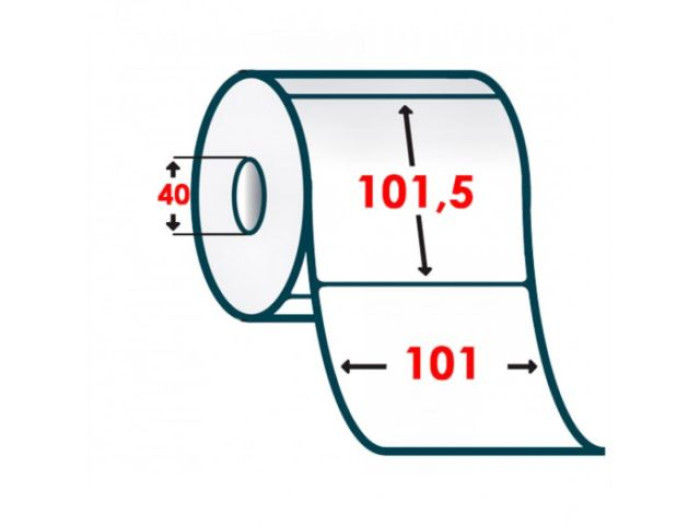 Термоетикетка Eco 101х101.5 мм 500 етикеток (47532)