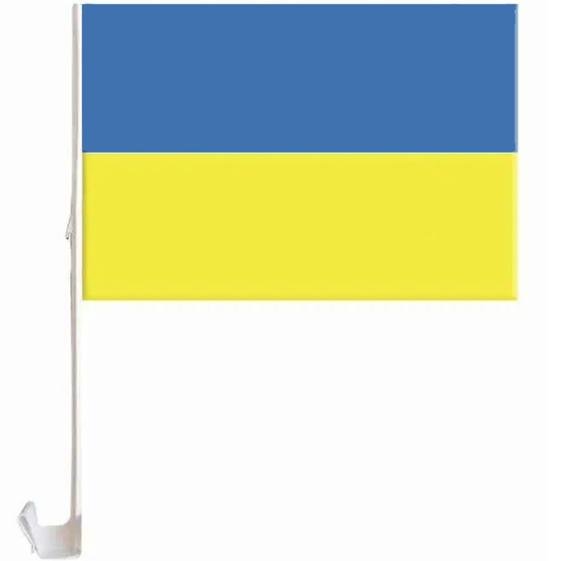 Прапорці 14*21 см, габардин, асорті