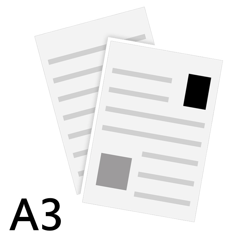 Чорно-білий друк формату А3