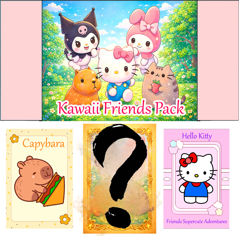 Колекційні картки KAWAII FRIENDS PACK