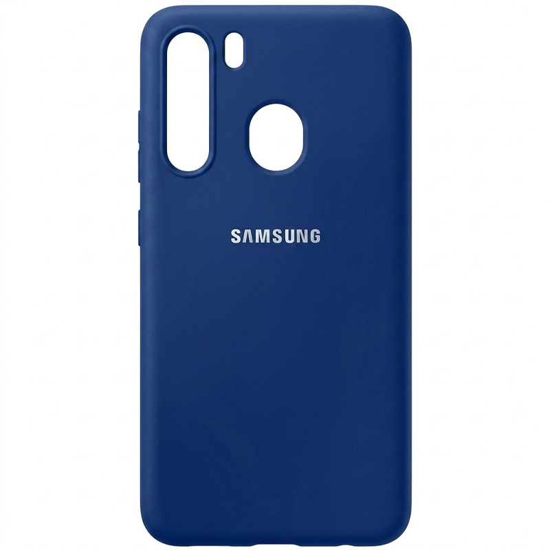 Чохол силікон Soft Case Samsung A21(A215) Dark Blue