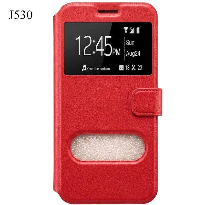 Чохол-книжка Nilkin з вікном Samsung J530/(J5 2017) червоний