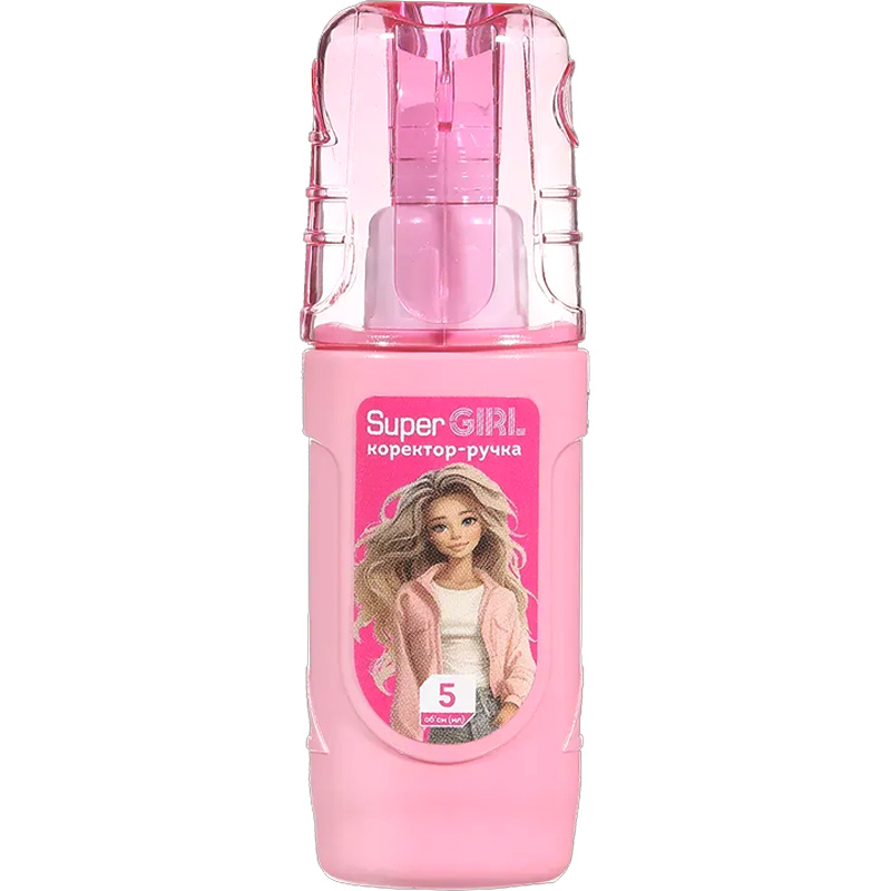Коректор-ручка Zibi SUPER GIRL, 5 мл з металевим накінечником