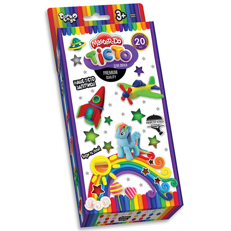 Маса для ліплення Danko Toys Master Do 20 кол.