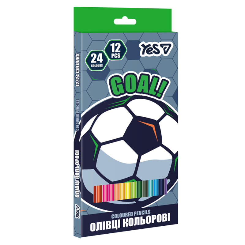 Кольорові олівці YES 