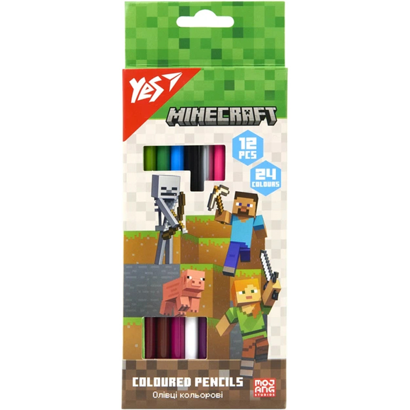Кольорові олівці YES 